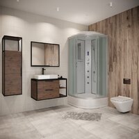 Niagara NG-3302-14F 100x100x215 (матовое стекло)