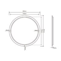  Roxen Зеркало Brimen 510195-80 80х80 - Превью изображения №10 — Интернет-магазин samo.by