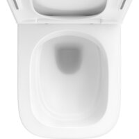 Унитаз подвесной Wellsee Pure BY Wellsee RimFree 182602001 (чаша, пневмокрышка, глянцевый белый) - Превью изображения №3 — Интернет-магазин samo.by