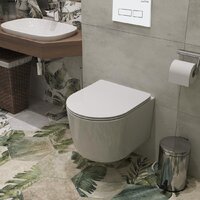 Унитаз подвесной Roxen Simple Compact в комплекте с инсталляцией StounFix Dual Fresh 6 в 1 920247 (кнопка: белый глянец) - Превью изображения №17 — Интернет-магазин samo.by