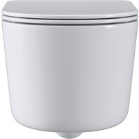 Унитаз подвесной Roxen Simple Compact в комплекте с инсталляцией StounFix Dual Fresh 6 в 1 920247 (кнопка: белый глянец) - Превью изображения №7 — Интернет-магазин samo.by