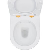 Унитаз подвесной Roxen Antares Gold в комплекте с инсталляцией StounFix Dual Fresh 6 в 1 968460 (кнопка: брашированное золото) - Превью изображения №11 — Интернет-магазин samo.by
