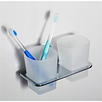 Набор стаканов для зубной щетки и пасты Wasserkraft Leine K-5028D - Превью изображения №2 — Интернет-магазин samo.by