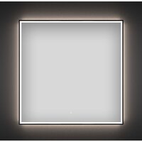 Wellsee Зеркало с фронтальной LED-подсветкой 7 Rays' Spectrum 172200450, 80 х 80 см (с сенсором и регулировкой яркости освещения)