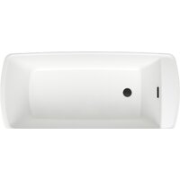 Ванна Wellsee Idéal 170x78 236901003 (отдельностоящая ванна белый глянец, экран, ножки, сифон-автомат матовый черный) - Превью изображения №4 — Интернет-магазин samo.by