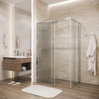 Душевой уголок Grossman Galaxy 100х100х195 120.K33.01.1010.10.02 (хром/шиншилла стекло) - Превью изображения №8 — Интернет-магазин samo.by