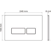 Инсталляция для унитаза Roxen StounFix Dual Fresh 852222 - Превью изображения №11 — Интернет-магазин samo.by