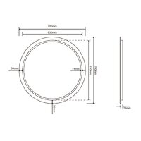  Roxen Зеркало Brimen 510195-70 70х70 - Превью изображения №10 — Интернет-магазин samo.by