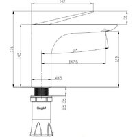 Смеситель Raglo R21.10.09 - Превью изображения №2 — Интернет-магазин samo.by