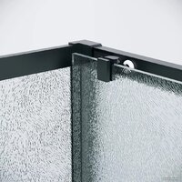 Душевая стенка Grossman Cosmo 80x195 200.K33.02.80.21.02 (черный матовый/шиншилла стекло) - Превью изображения №3 — Интернет-магазин samo.by