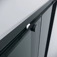 Душевая дверь Grossman Galaxy 100x195 1/2.K33.01.10.21.10 (черный матовый/тонированное стекло) - Превью изображения №6 — Интернет-магазин samo.by