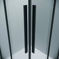 Душевая дверь Grossman Galaxy 90x195 1/2.K33.01.90.21.00 (черный матовый/стекло прозрачное) - Превью изображения №4 — Интернет-магазин samo.by