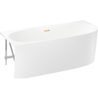 Ванна Wellsee Belle Spa 2.0 170x75 235805004 (пристенная ванна (левая) белый глянец, экран, каркас, сифон-автомат золото) - Превью изображения №2 — Интернет-магазин samo.by