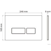 Инсталляция для унитаза Roxen StounFix Dual Fresh 847702 - Превью изображения №11 — Интернет-магазин samo.by