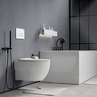 Унитаз подвесной Roxen Porto в комплекте с инсталляцией StounFix Dual Fresh 6 в 1 576390 (кнопка: белый глянец) - Превью изображения №11 — Интернет-магазин samo.by