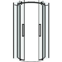 Душевой уголок Grossman Classic 90x90x195 301.K33.04.9090.21.00 (черный матовый/прозрачное стекло) - Превью изображения №2 — Интернет-магазин samo.by