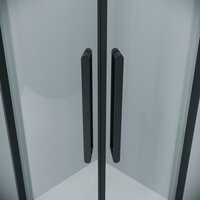 Душевой уголок Grossman Classic 90x90x195 301.K33.04.9090.21.00 (черный матовый/прозрачное стекло) - Превью изображения №3 — Интернет-магазин samo.by