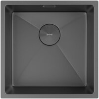 Кухонная мойка ZorG Zerox 44 U / IF Zurinox PVD Gunblack - Превью изображения №3 — Интернет-магазин samo.by