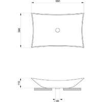 Умывальник Lavinia Boho Bathroom Sink Slim 33311112 - Превью изображения №6 — Интернет-магазин samo.by
