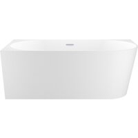 Wellsee Excellence Pro 150x73 28760601R (пристенная ванна (левая) белый глянец, экран, ножки, сифон-автомат хром)