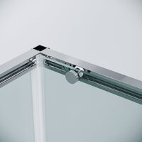 Душевая стенка Grossman Galaxy 90x195 200.K33.01.90.10.00 (хром/стекло прозрачное) - Превью изображения №3 — Интернет-магазин samo.by