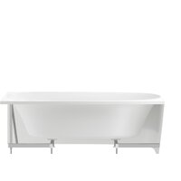 Ванна Wellsee Belle Spa 2.0 170x75 235805003 (пристенная ванна (левая) белый глянец, экран, каркас, сифон-автомат матовый черный) - Превью изображения №3 — Интернет-магазин samo.by