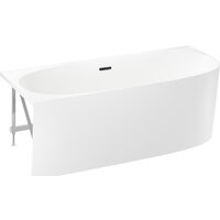 Ванна Wellsee Belle Spa 2.0 170x75 235805003 (пристенная ванна (левая) белый глянец, экран, каркас, сифон-автомат матовый черный) - Превью изображения №2 — Интернет-магазин samo.by