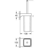 Ершик для унитаза Grohe Grohe 40857000 - Превью изображения №2 — Интернет-магазин samo.by