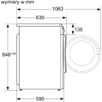 Стирально-сушильная машина Bosch Serie 4 WNA13401PL - Превью изображения №8 — Интернет-магазин samo.by