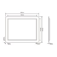  Roxen Зеркало Irida 510185-90 90х70 - Превью изображения №9 — Интернет-магазин samo.by
