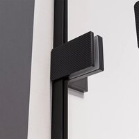 Душевая дверь Veconi Alassio AL-120-11-BB-C4 (стекло черное/черный) - Превью изображения №4 — Интернет-магазин samo.by