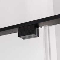 Душевая дверь Veconi Alassio AL-120-11-BB-C4 (стекло черное/черный) - Превью изображения №5 — Интернет-магазин samo.by