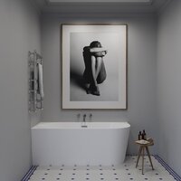 Ванна Wellsee Excellence Pro 140x70 28760504R (пристенная ванна (левая) белый глянец, экран, ножки, сифон-автомат золото) - Превью изображения №8 — Интернет-магазин samo.by