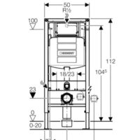 Инсталляция для унитаза Geberit Duofix UP 320 [111.300.00.5] - Превью изображения №2 — Интернет-магазин samo.by