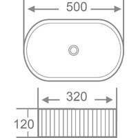 Умывальник Roxen Royal Oval M 570170-M - Превью изображения №7 — Интернет-магазин samo.by