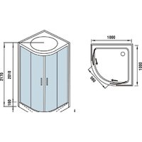 Душевая кабина WeltWasser WW500 Werra 1002 - Превью изображения №16 — Интернет-магазин samo.by