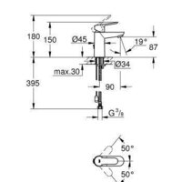 Смеситель Grohe BauEdge [23329000] - Превью изображения №2 — Интернет-магазин samo.by