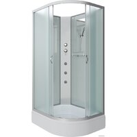 Душевая кабина Niagara NG-33084-14LBKG 100x80 (матовое стекло) - Превью изображения №2 — Интернет-магазин samo.by