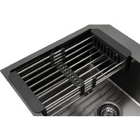 Кухонная мойка ARFEKA ECO AR мойка 600*500, коландер, дозатор BLACK - Превью изображения №6 — Интернет-магазин samo.by