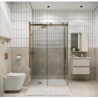 Душевой уголок Grossman Classic 120x80x195 120.K33.04.1280.32.00 (золото сатин/прозрачное стекло) - Превью изображения №7 — Интернет-магазин samo.by