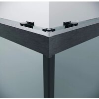 Душевой уголок Grossman Cosmo 90x90x195 300.K33.02.9090.42.00 (графит сатин/прозрачное стекло) - Превью изображения №4 — Интернет-магазин samo.by