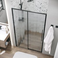 Душевая дверь Grossman Galaxy 100x195 100.K33.01.100.21.02 (черный матовый/стекло шиншилла) - Превью изображения №10 — Интернет-магазин samo.by