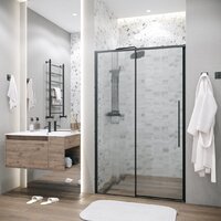 Душевая дверь Grossman Galaxy 100x195 100.K33.01.100.21.02 (черный матовый/стекло шиншилла) - Превью изображения №8 — Интернет-магазин samo.by