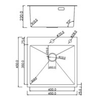 Кухонная мойка Roxen Simple 560220-45B - Превью изображения №15 — Интернет-магазин samo.by