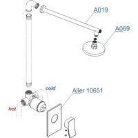 Душевая система  Wasserkraft A12669 - Превью изображения №9 — Интернет-магазин samo.by