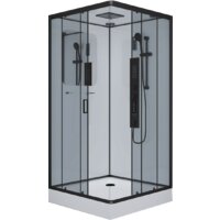 Душевая кабина Niagara NG-6901-01GQ Black 90x90x210 (прозрачное стекло) - Превью изображения №2 — Интернет-магазин samo.by