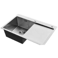 Кухонная мойка Roxen Vespa 560230-70L сатин (с коландером и дозатором) - Превью изображения №4 — Интернет-магазин samo.by