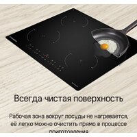 Варочная панель MAUNFELD CVI604EXWH - Превью изображения №13 — Интернет-магазин samo.by