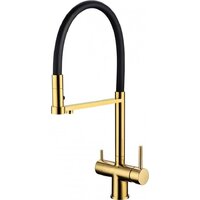 Grocenberg GB4095 с гибким изливом (золото глянец)