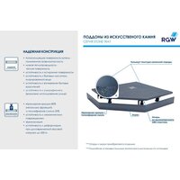 Душевой поддон RGW ST/T-0100G 100x100 - Превью изображения №4 — Интернет-магазин samo.by
